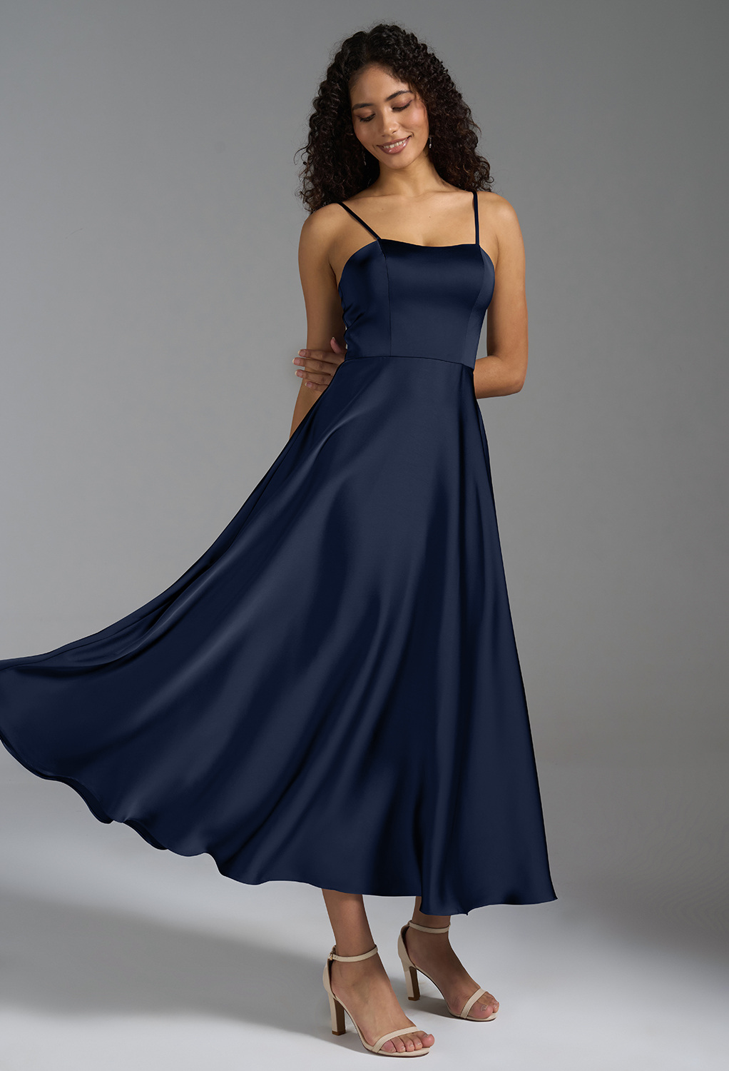 AW Lexi Dark Navy  Beach Wedding Guest Dresses